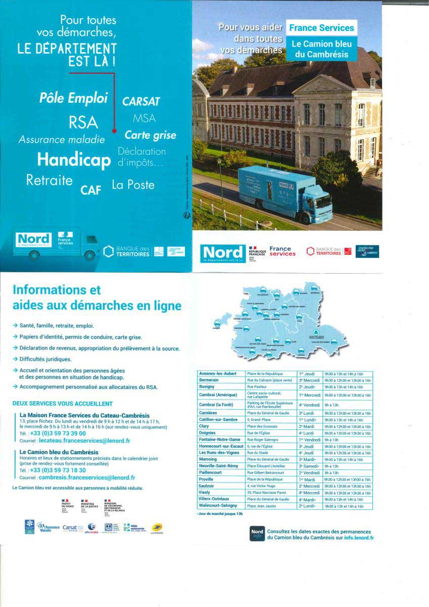 camion bleu cambresis